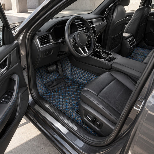 Tapis Prestige – Noir et bleu