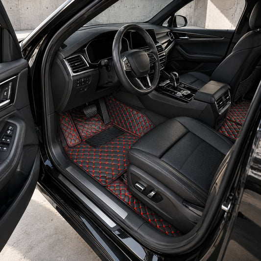 Tapis Prestige – Noir et rouge
